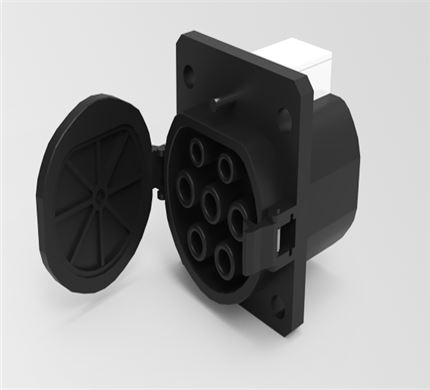 充电桩双向自保持电磁锁