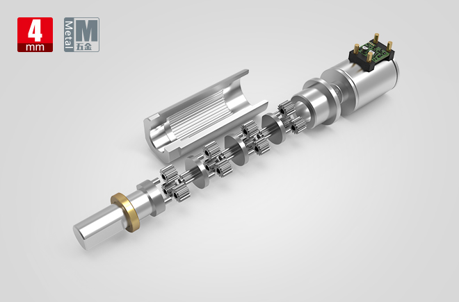 4mm微型步进减速电机